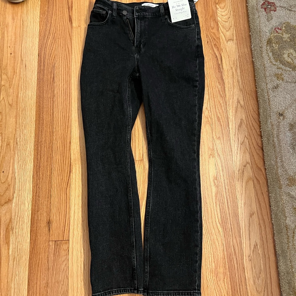 90s slim straight jeans